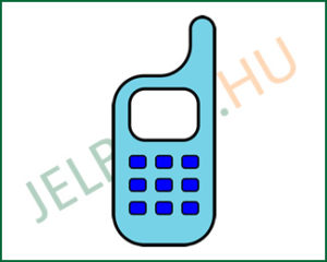 Telefon (mobil) matrica + címke csomag 4. típus