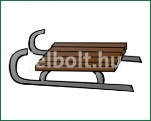 Szánkó matrica + címke csomag 1. típus