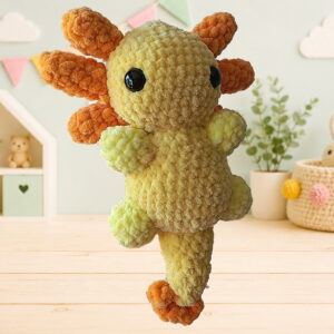 Amigurumi axolotl